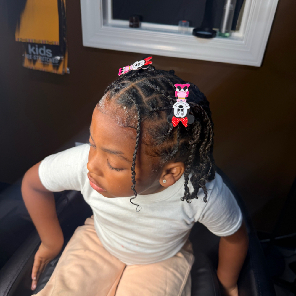 Mini Twist (Ages 6-12) at Slay.edinbraids LLC in Belleville, NJ