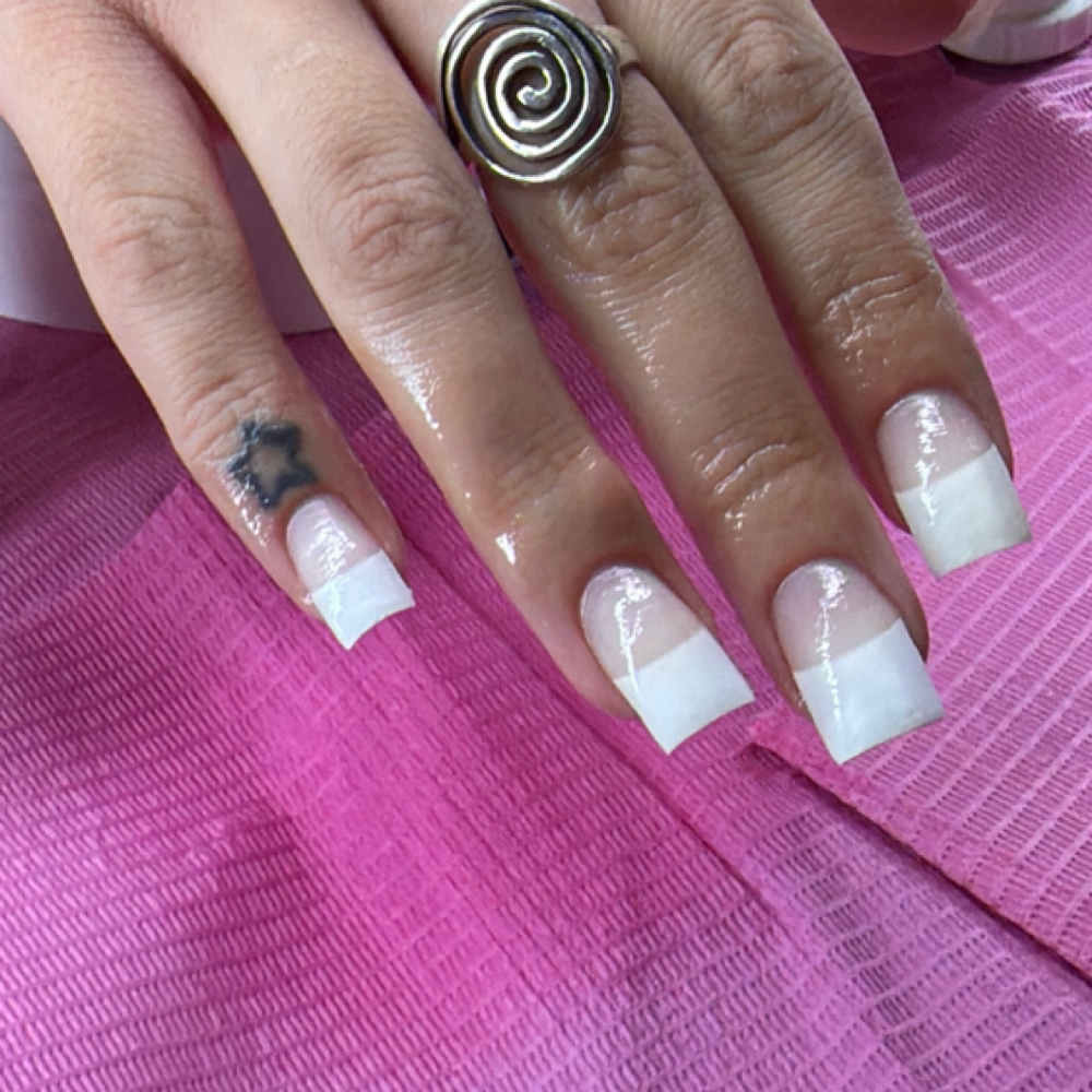 $35 Old School Frenchies at Nails By Livi in Denver, CO