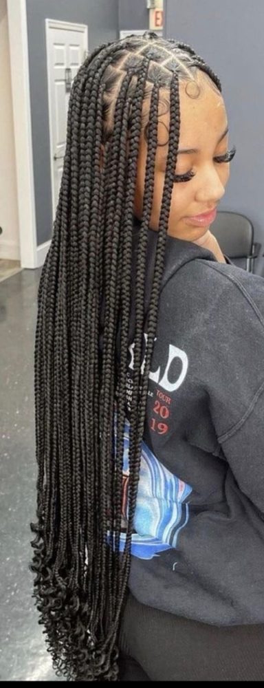 Medium knotless