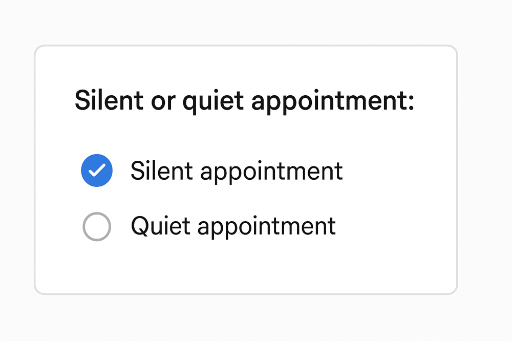 Silent Appontment (Add-On) at Glam’d By Tierra Maenise in Kelford, NC