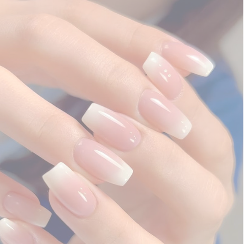Pink & White OMBRE
