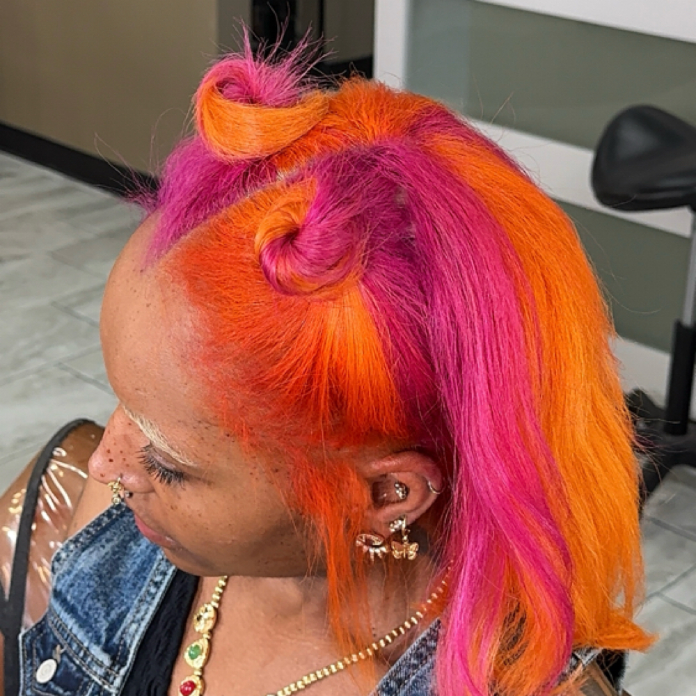 Multiple color blocking at Glammedbynatt in Tonawanda, NY