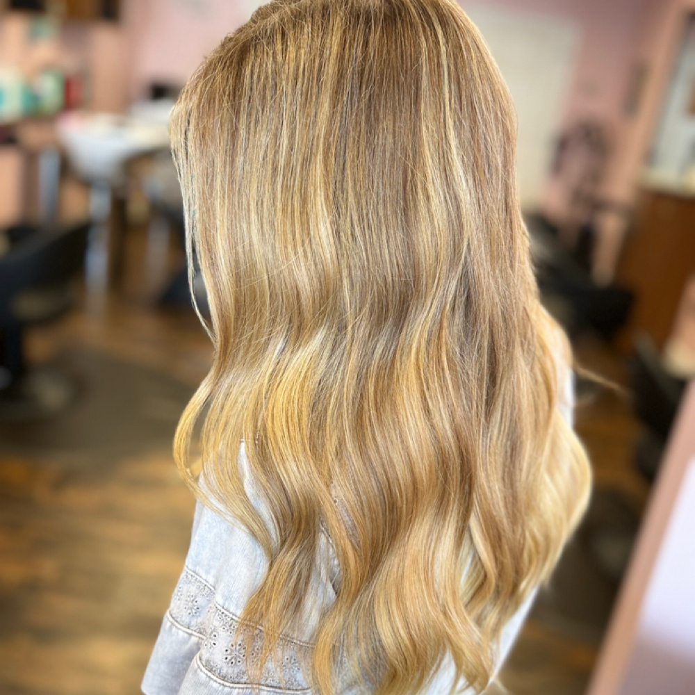 Highlight & Blowout at Mane Beauty Bar in Englewood, FL