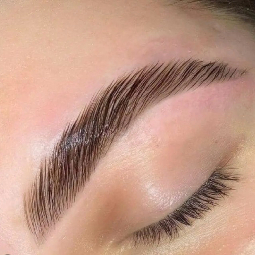 Eyebrow lamination at Casa De Esencia in Hendersonville, NC
