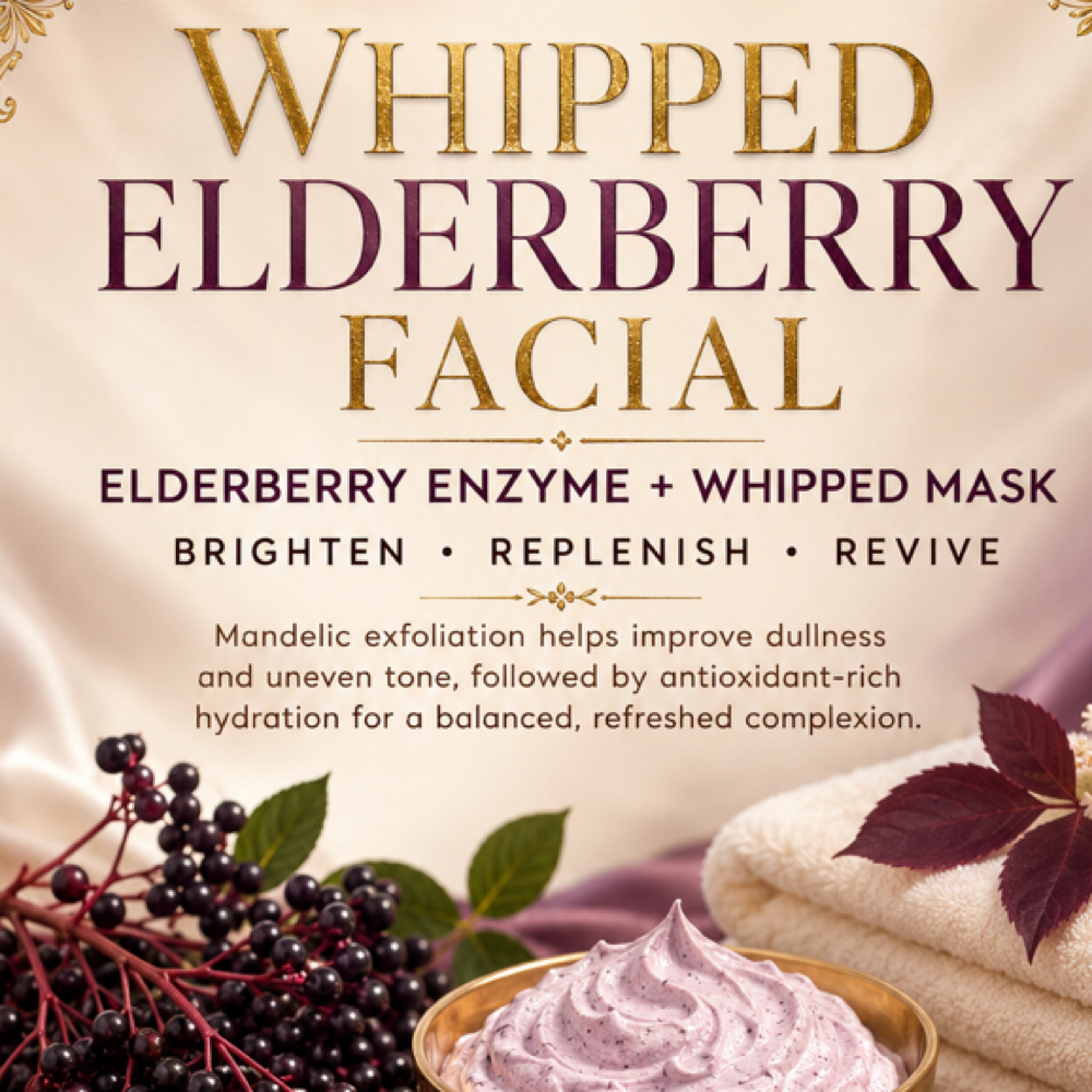 Elderberry Enzyme and Whipped Mask at ESTHETICS BY BARBARA in Turlock, CA