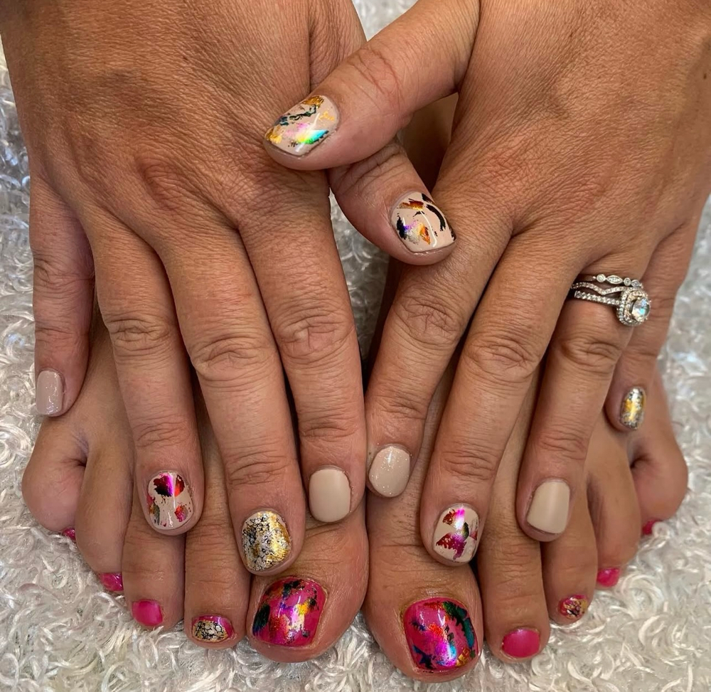 Gel Mani & Pedi at Salon Escape in North Olmsted, OH