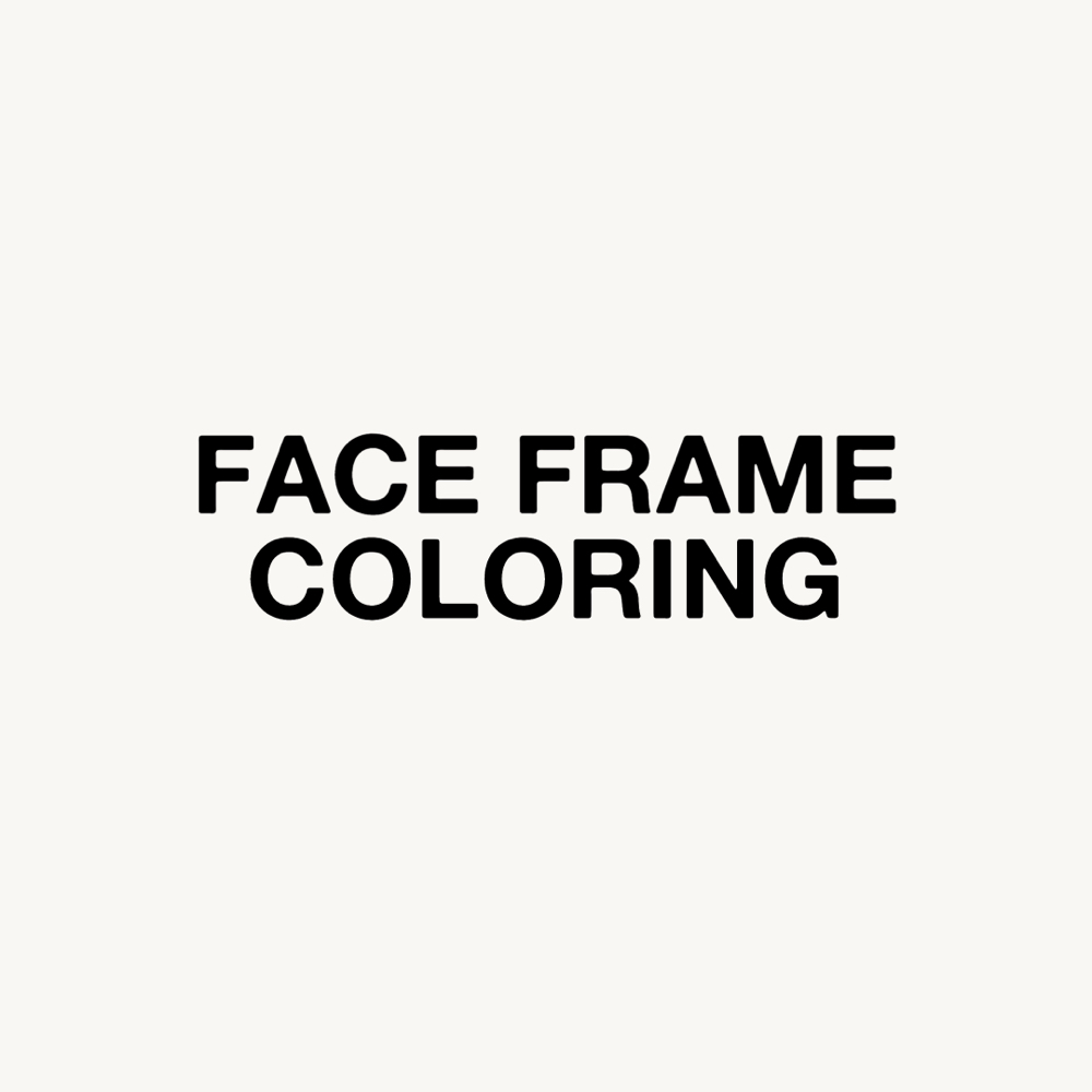 Face Frame Coloring