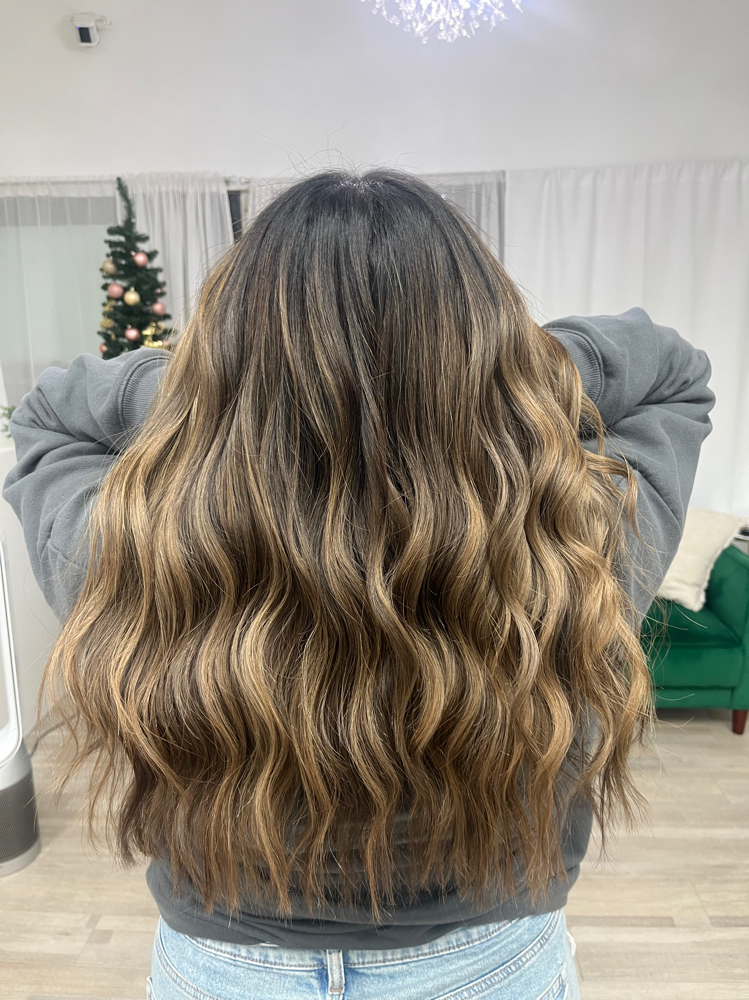 Styled Finish: Curls or Beach Wave