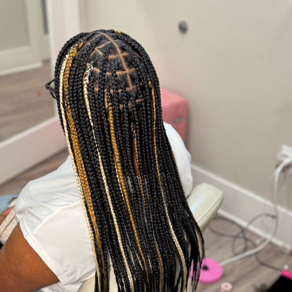 Knotless Braids at SlayedByLalaJ in Jacksonville, NC