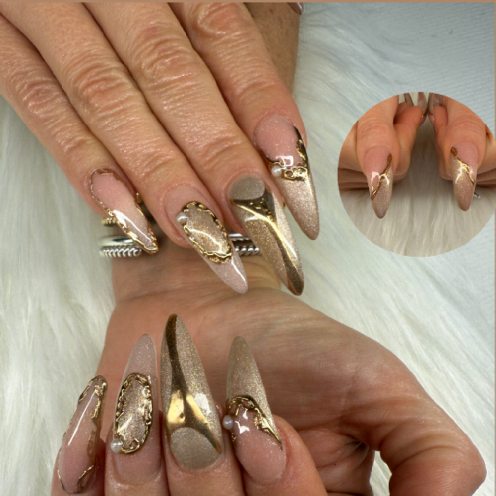 Long Acrylic Base at Nail'd By Bella in Lexington, KY