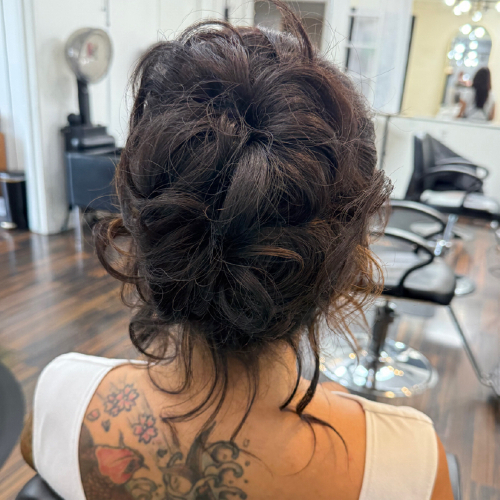 Elegant Hairstyle at Sage Salon And Spa in Address By Stylist Name., CA