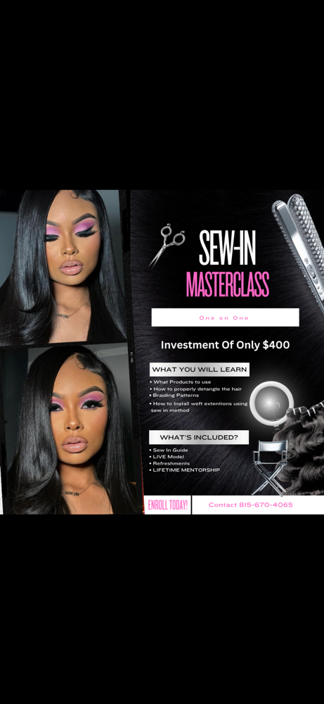One On One Sew in Class
