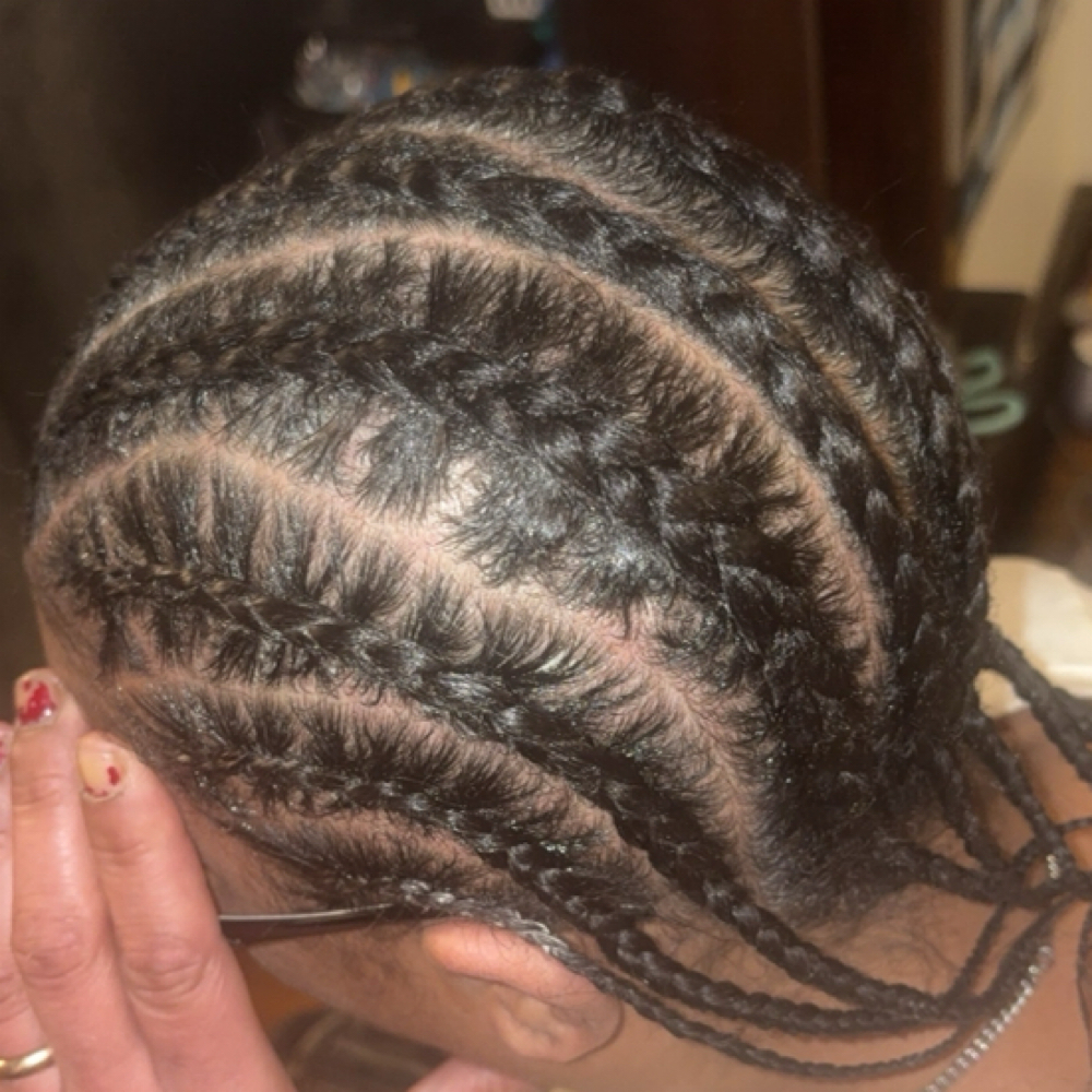 Cornrows at Moèt’s Touch in Scotia, NY