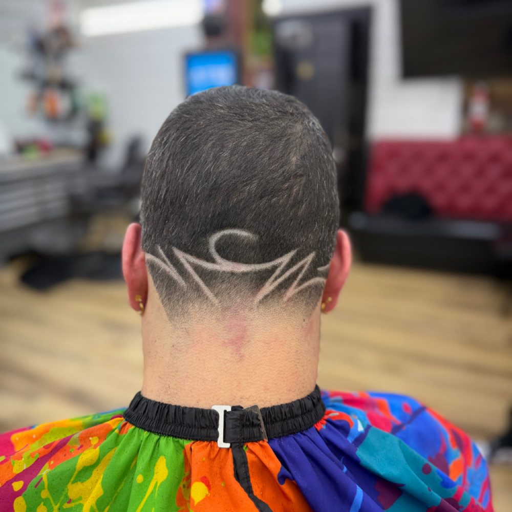 Haircut & Design at Swole Fadez in East Boston, MA