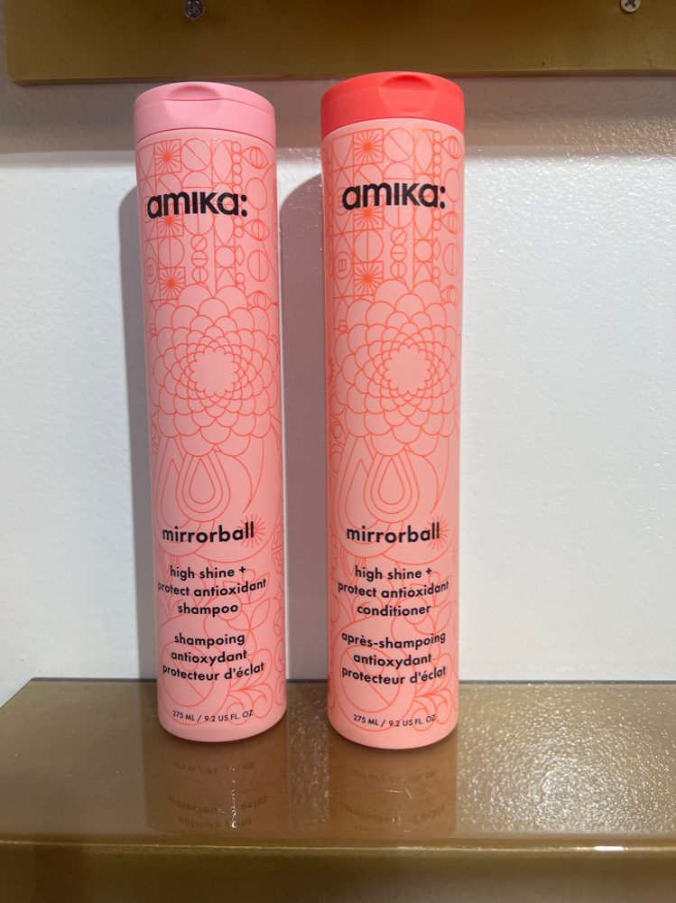 Amika Mirrorball Shamp+ Cond at REV BEAUTY COLLECTIVE in Cranberry Twp, PA