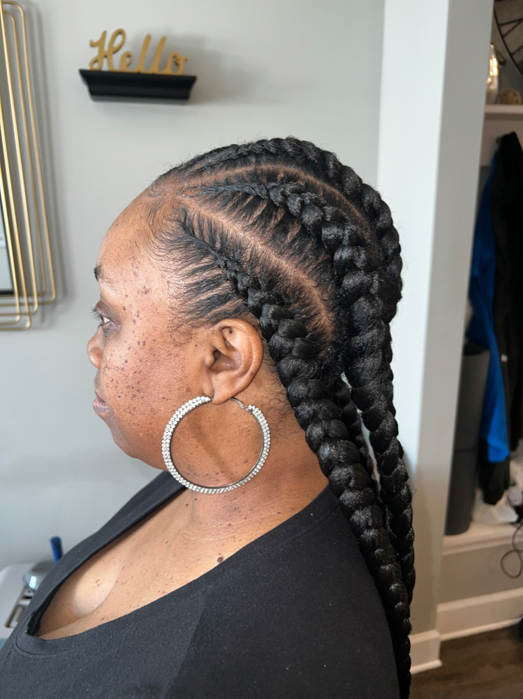 6-7 Feed-In Braids