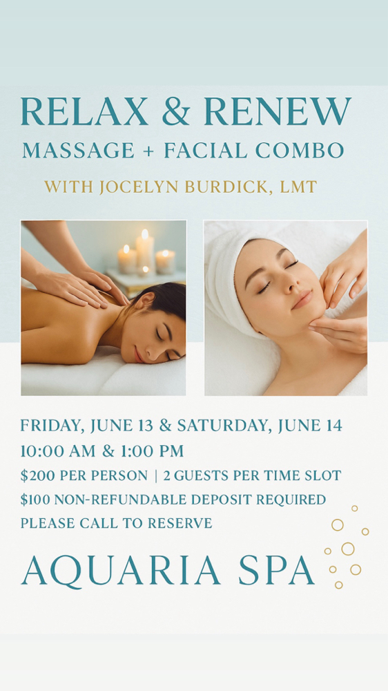 Relax And Renew (6/13 &6/14 Only)