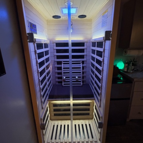 Infrared Sauna at Indigo Bodyworks in Wichita, KS