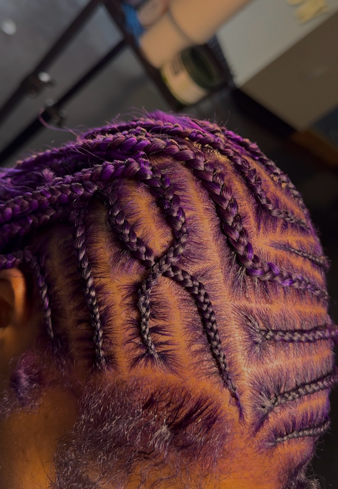 Fulani Knotless Braids at TopBrow Beauty Bar LLC in Taftville, CT