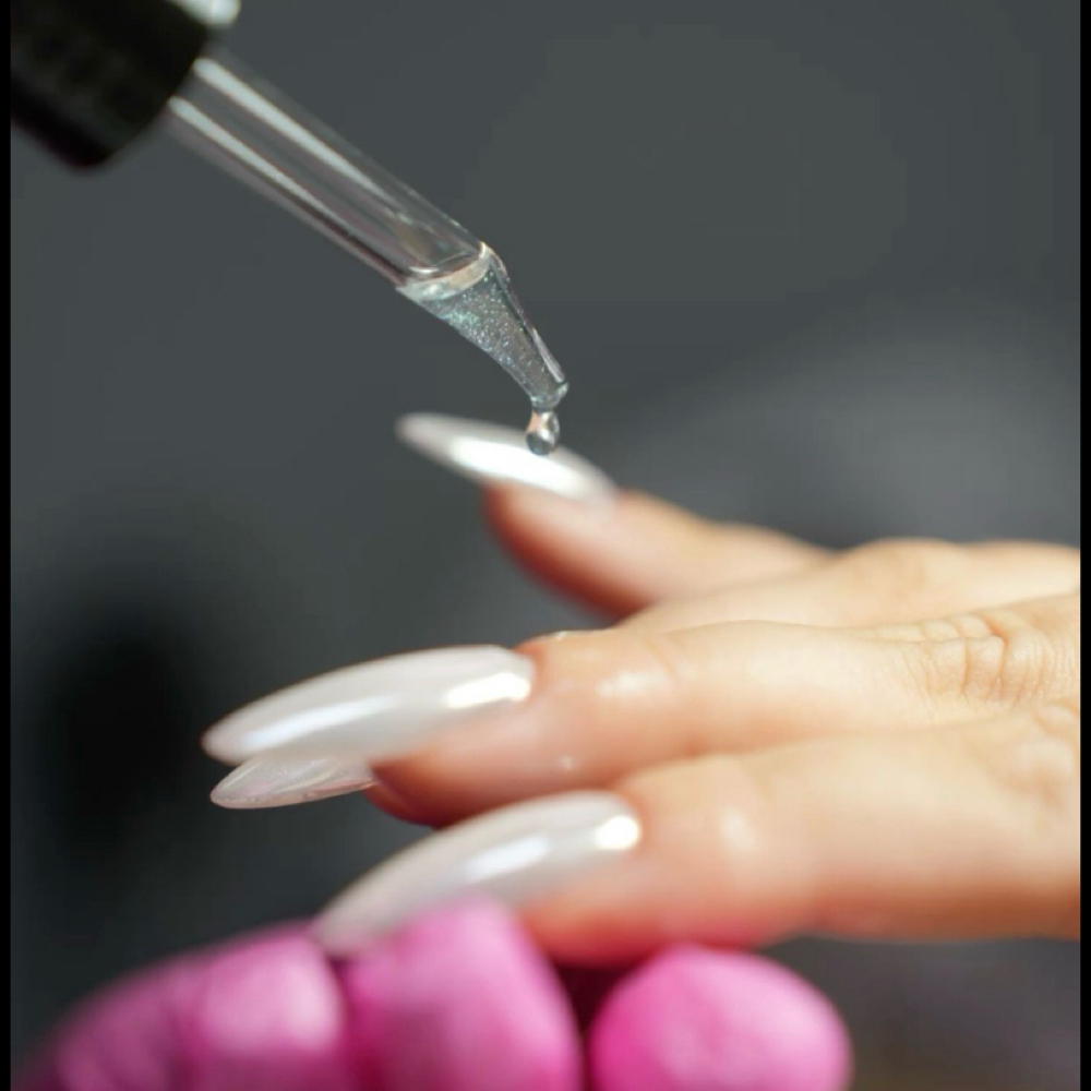 Russian Manicure With Gel at The Loft Salon in George West, TX