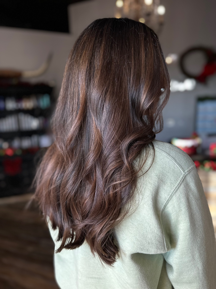 Balayage And Haircut