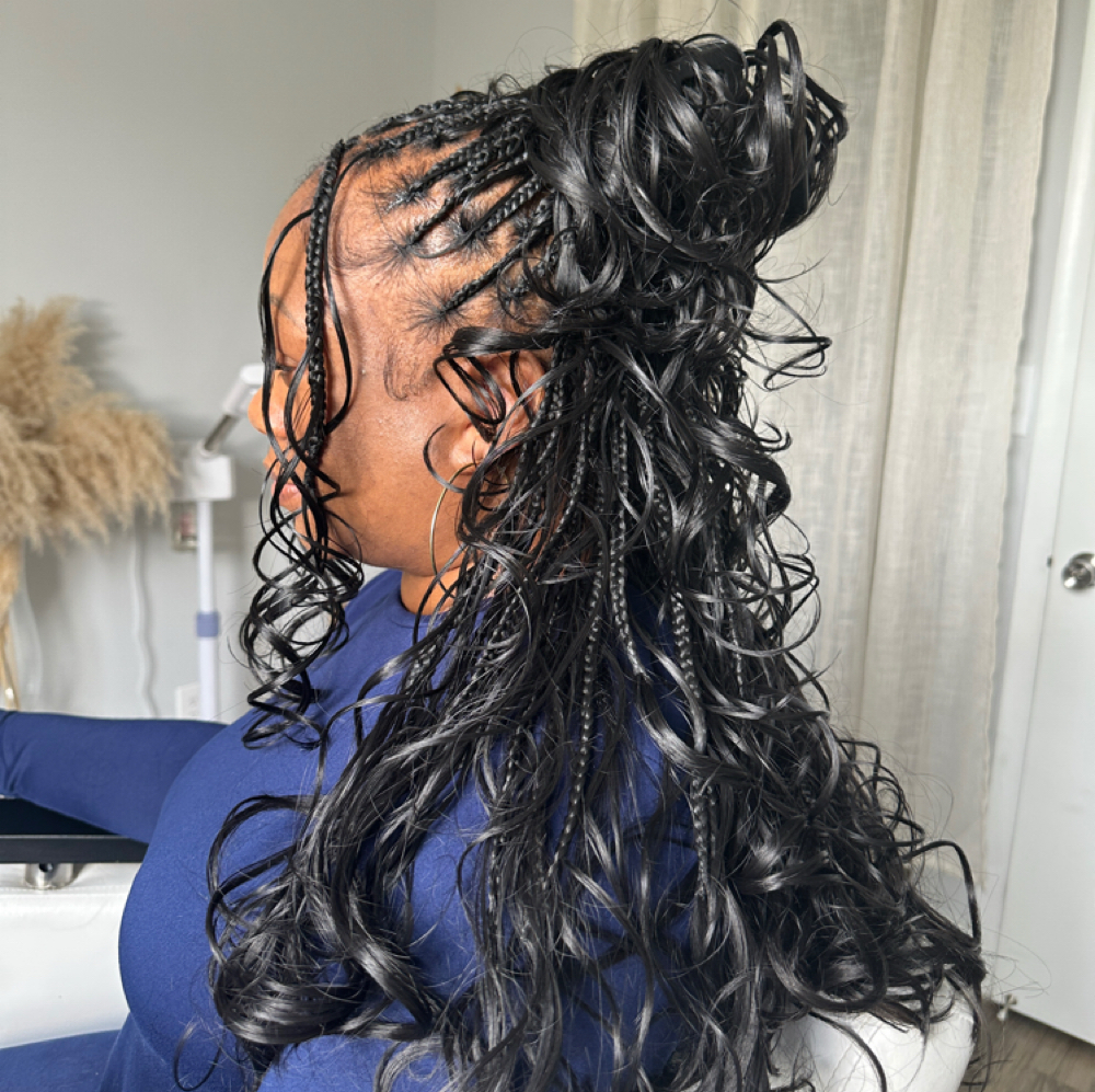 French Braids at Afro Affair in Coconut Creek, FL