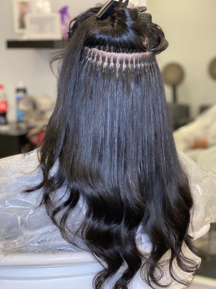 Weft Extensions Per Row