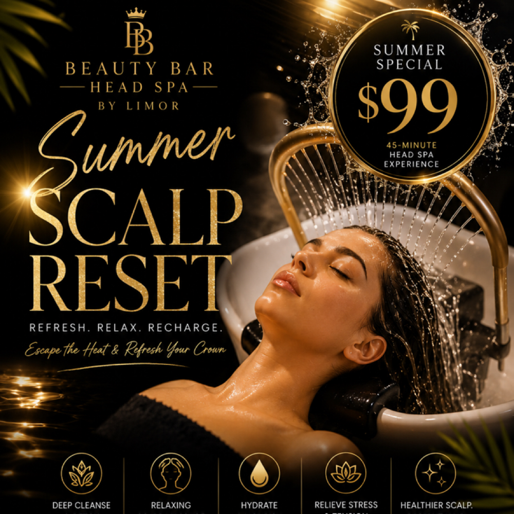 Summer Scalp Reset at Beauty Bar Head Spa by Limor in Delray Beach, FL