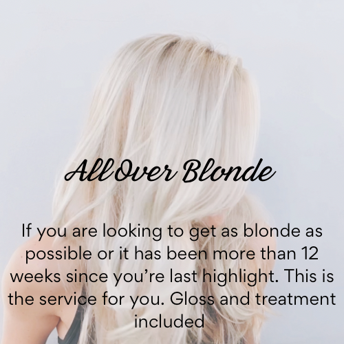 All Over Blonding