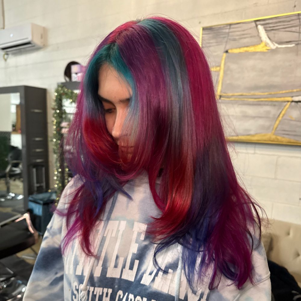 Vivid Color Transformation (Vanessa at TheBlendedCollective in Greenwood, IN