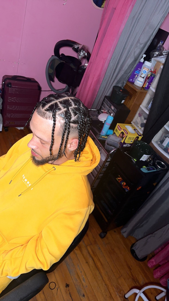 Men Styles Two Strand Twist