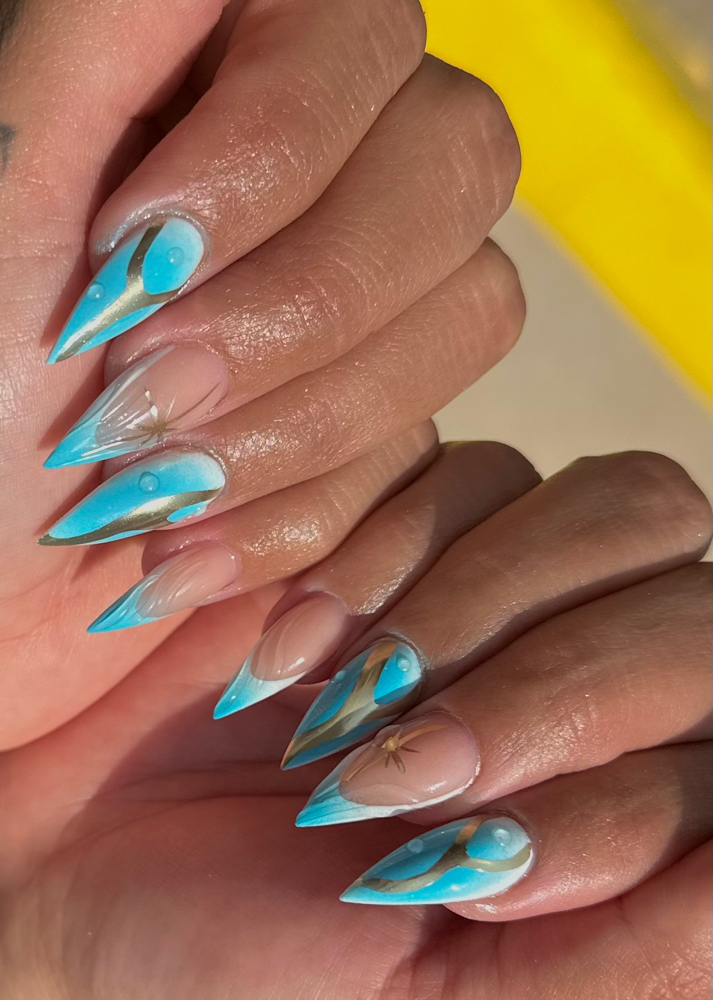 Short Acrylics New Set at Lavish Creations in El Paso, TX