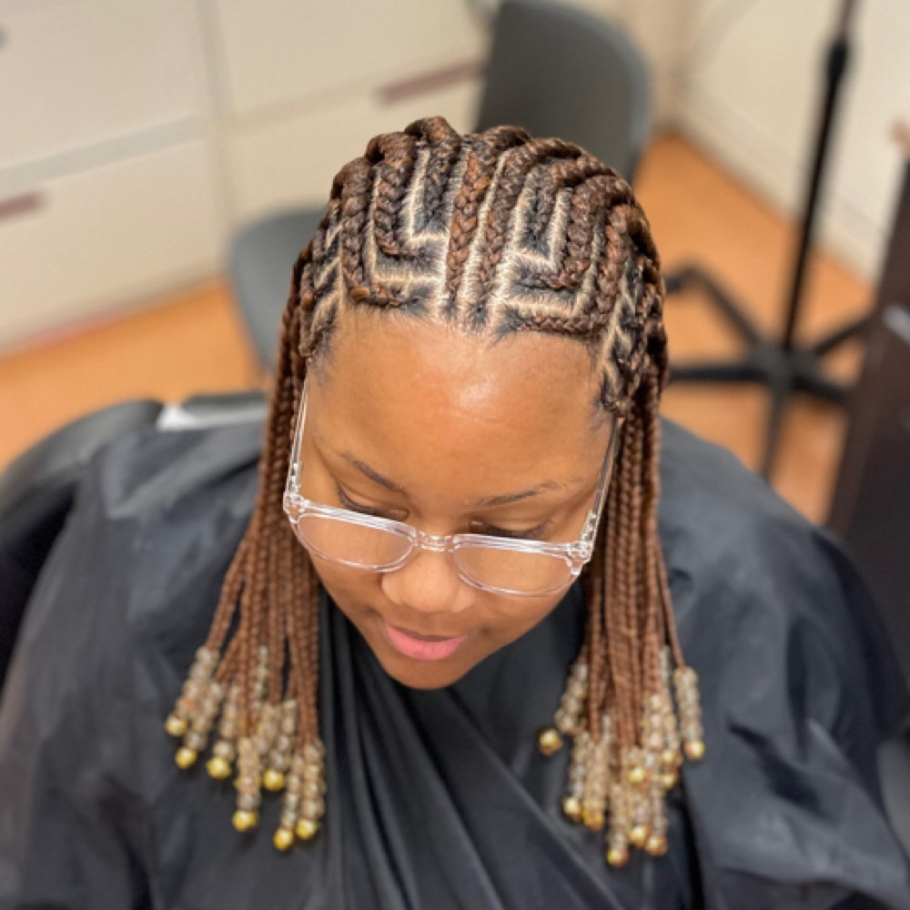 Fulani Braids at Missy Designs in Rocky Mount, NC