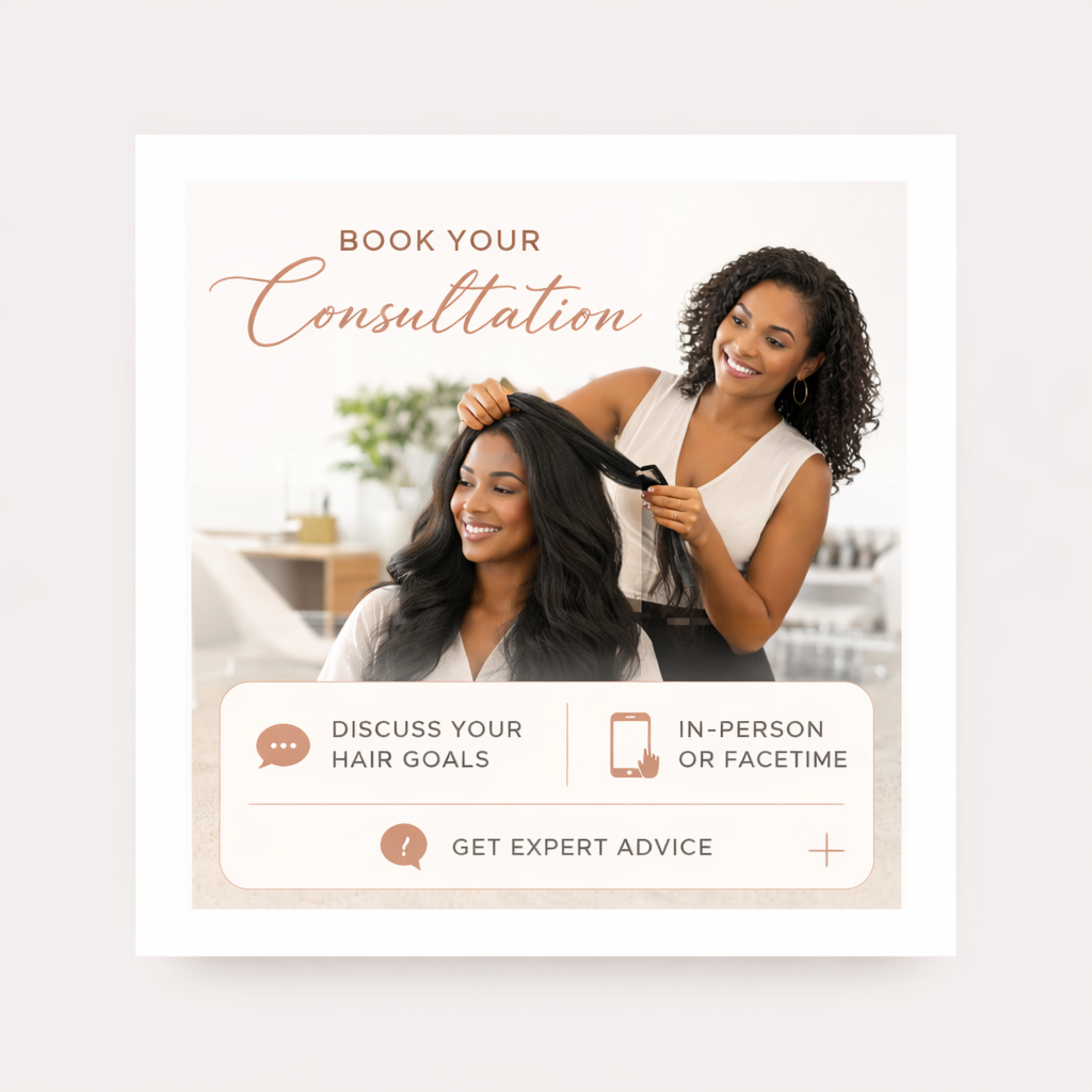 Consultation at Paradise Hair Promotions in Bedford Heights, OH