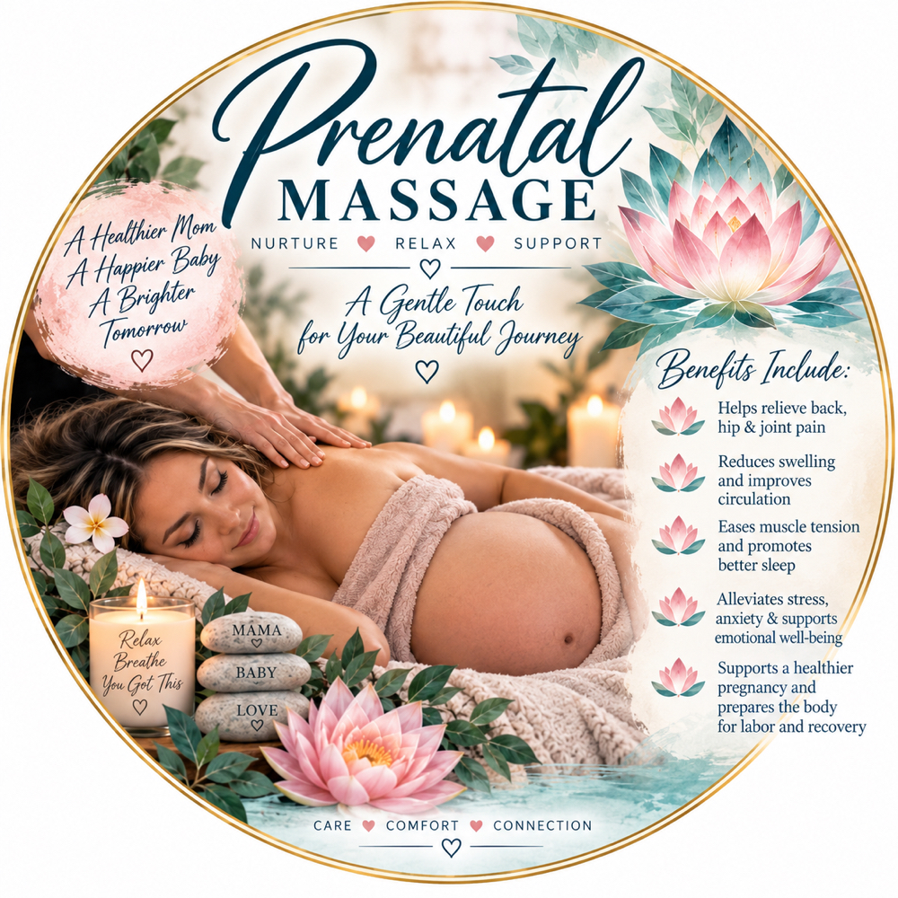 30 Min Prenatal Massage at Aprils Renewal Therapy in Pocahontas, AR
