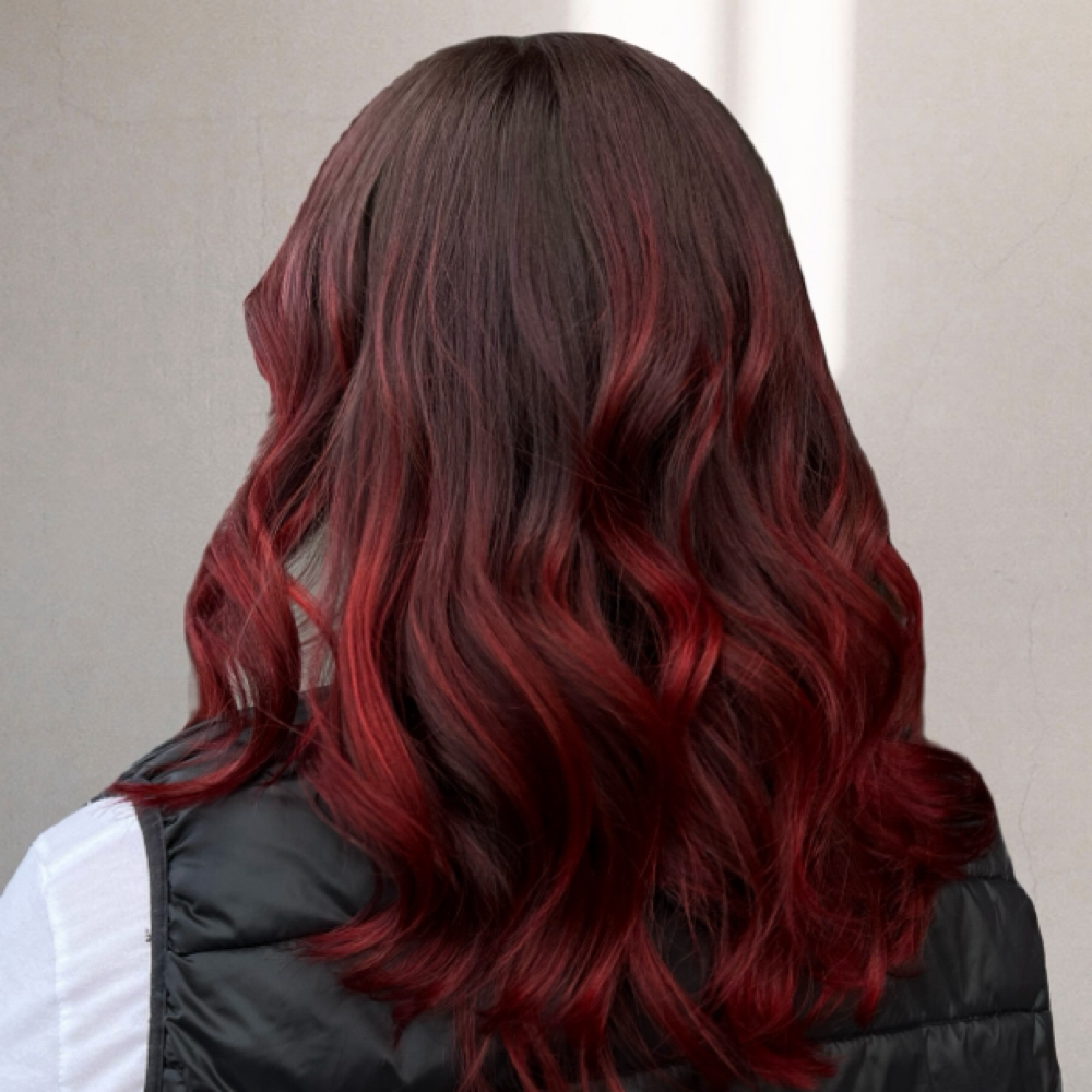 Bold Custom Color at The Blonde Hair Co. in Soldotna, AK