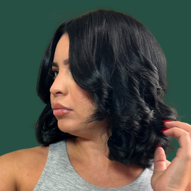 Round Brush Blowout at Bella's Natural Hair and Beauty in Delray Beach, FL
