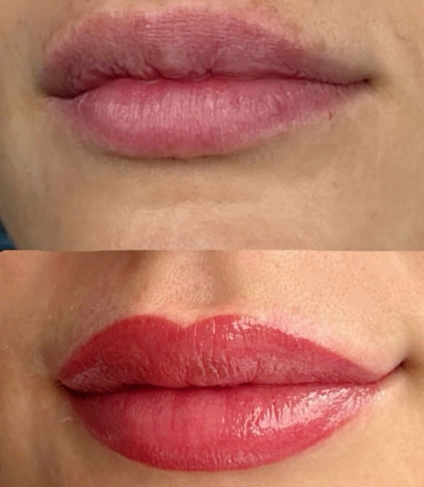 Initial Lip Blushing at Anna Kuhn in Westerville, OH