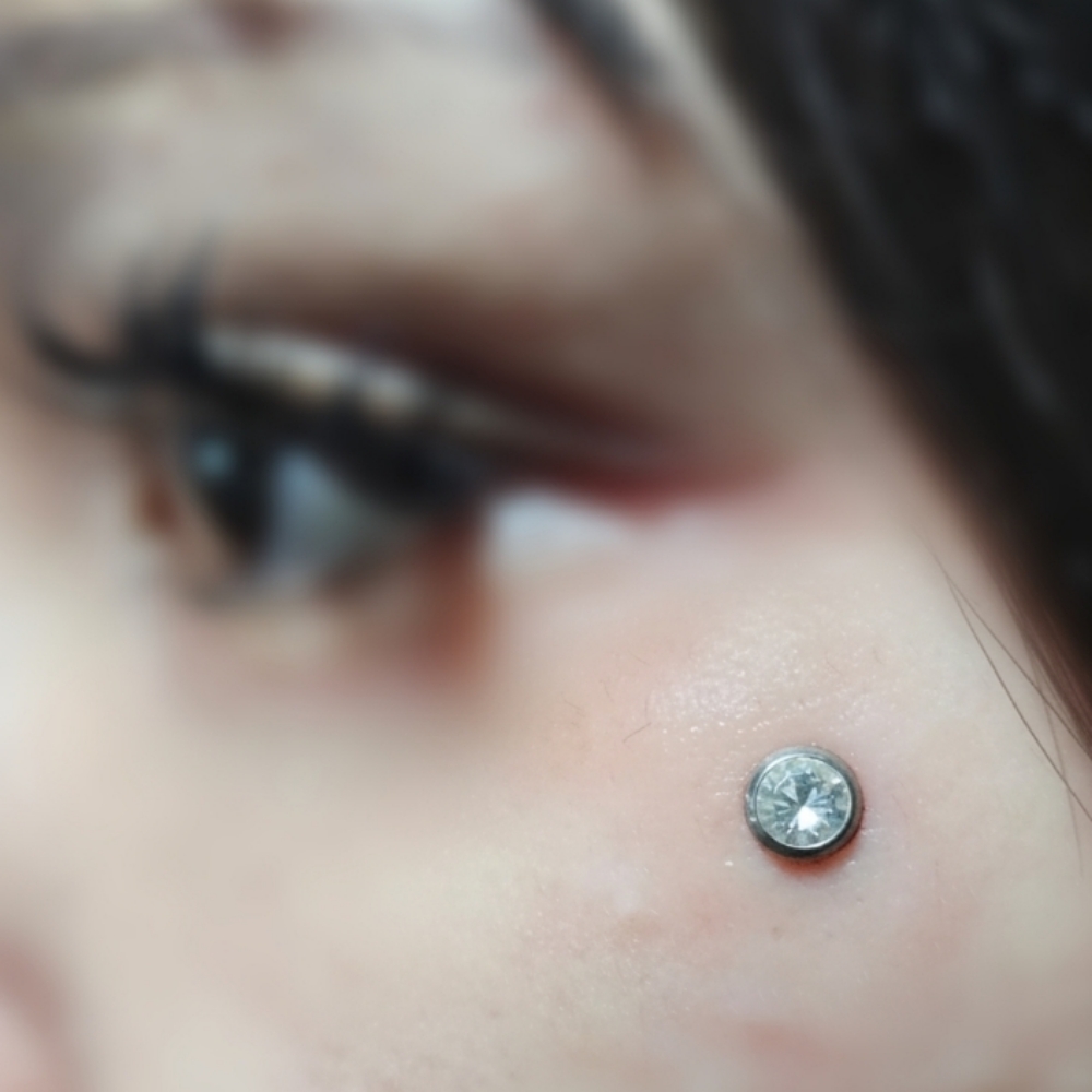 Dermal Piercing at Chrissy Von in Pelham, NH