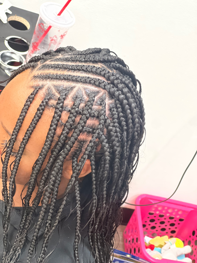 Fulani Knotless Braids Medium