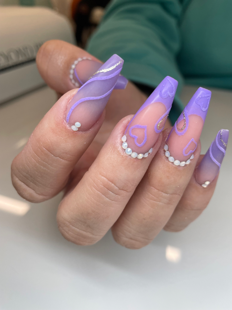 Long Sculpted Acrylic Set
