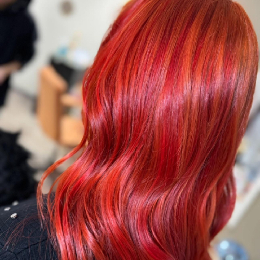 Vivid Color Double Process at Deeply Rooted Beauty Salon in Branson, MO
