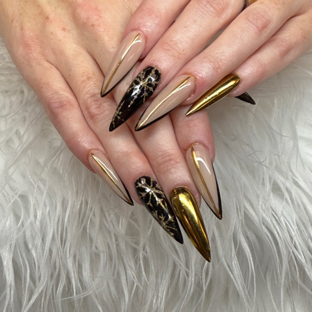 Acrylic Full Set(Med/Long) at Luxor Nails  385-303-2314 in Syracuse, UT