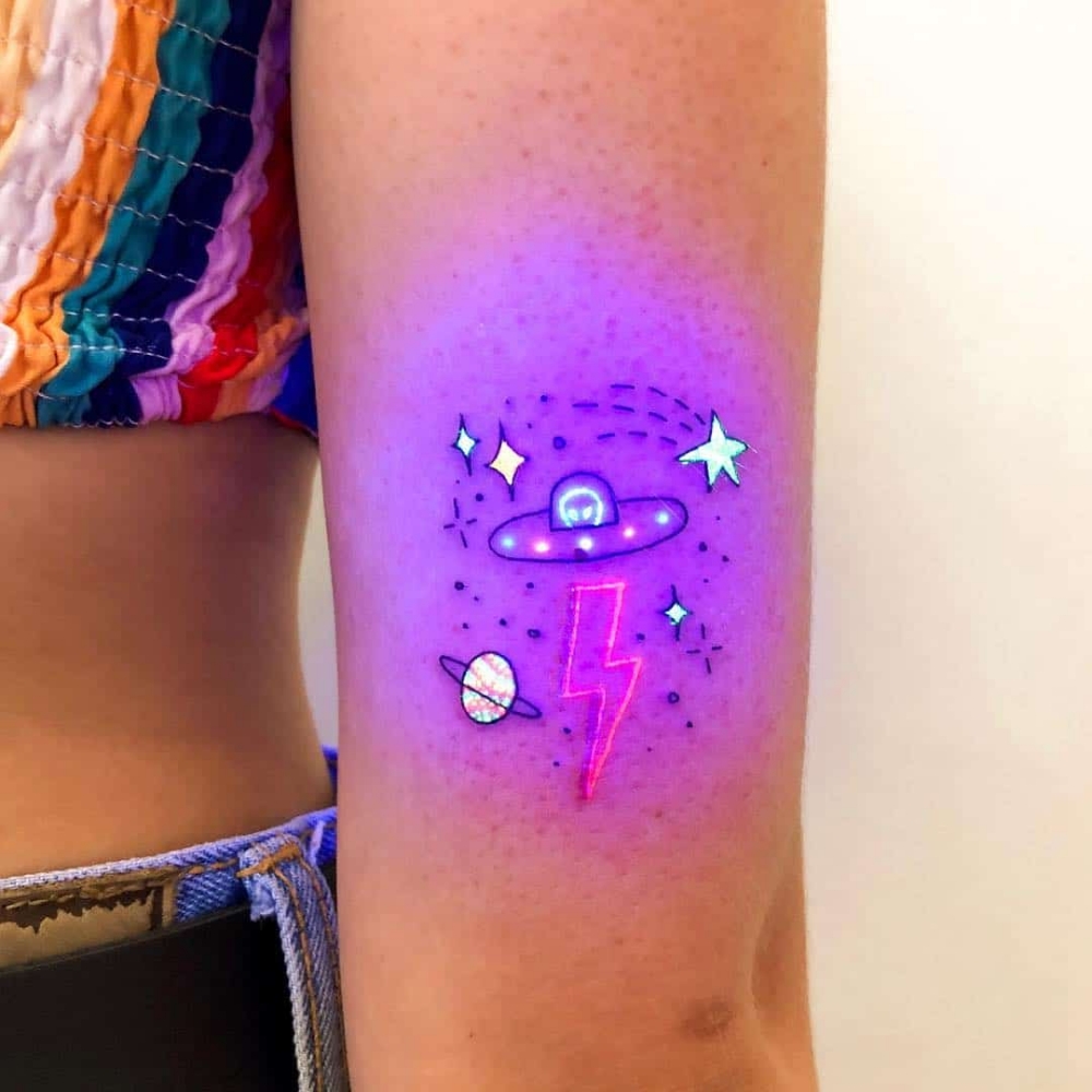 Uv tattoo at SunnysKai Ink in Columbia Falls, MT