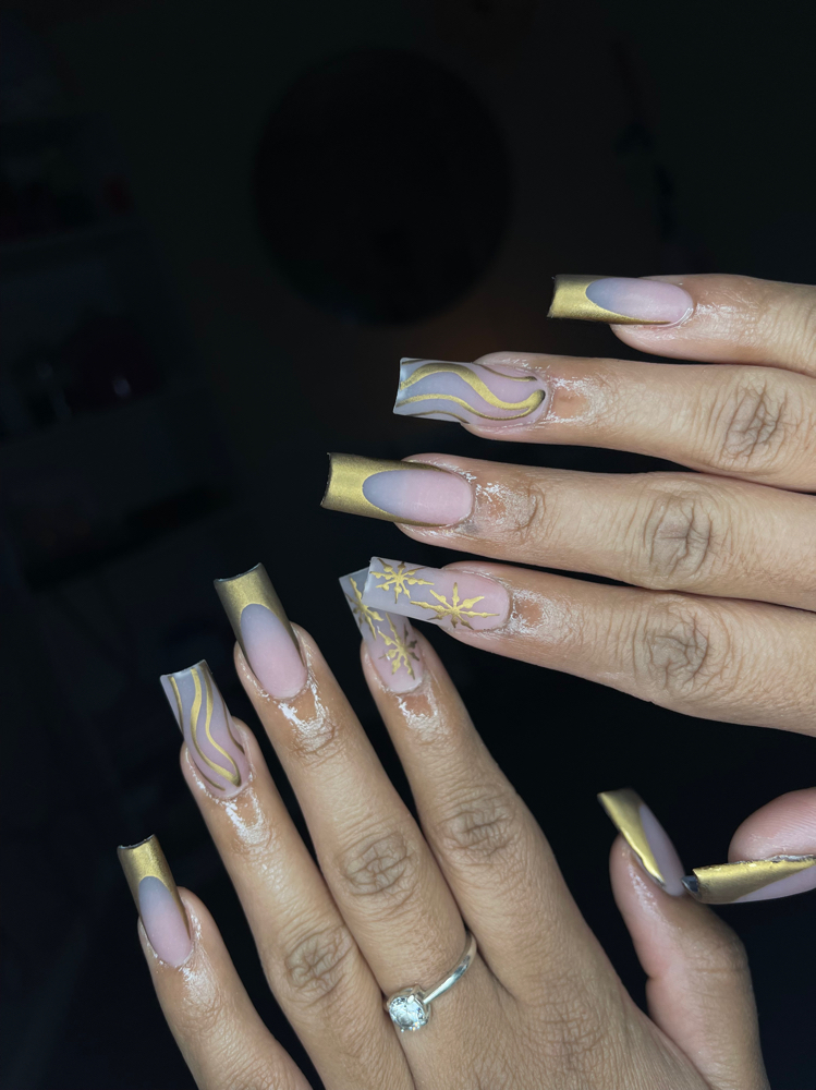 Medium Square Acrylic Nails