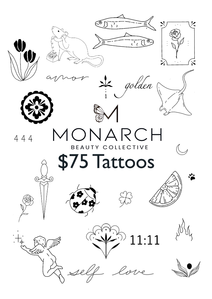 Tattoo from monthly flash sheet