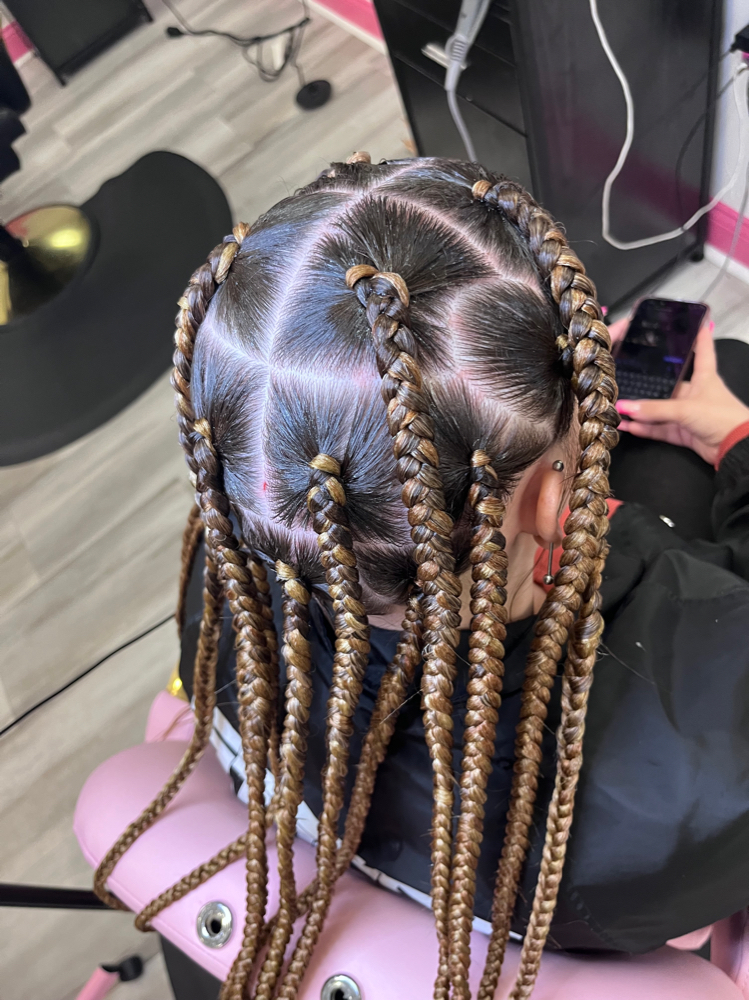 Classic Large Knotless Braids