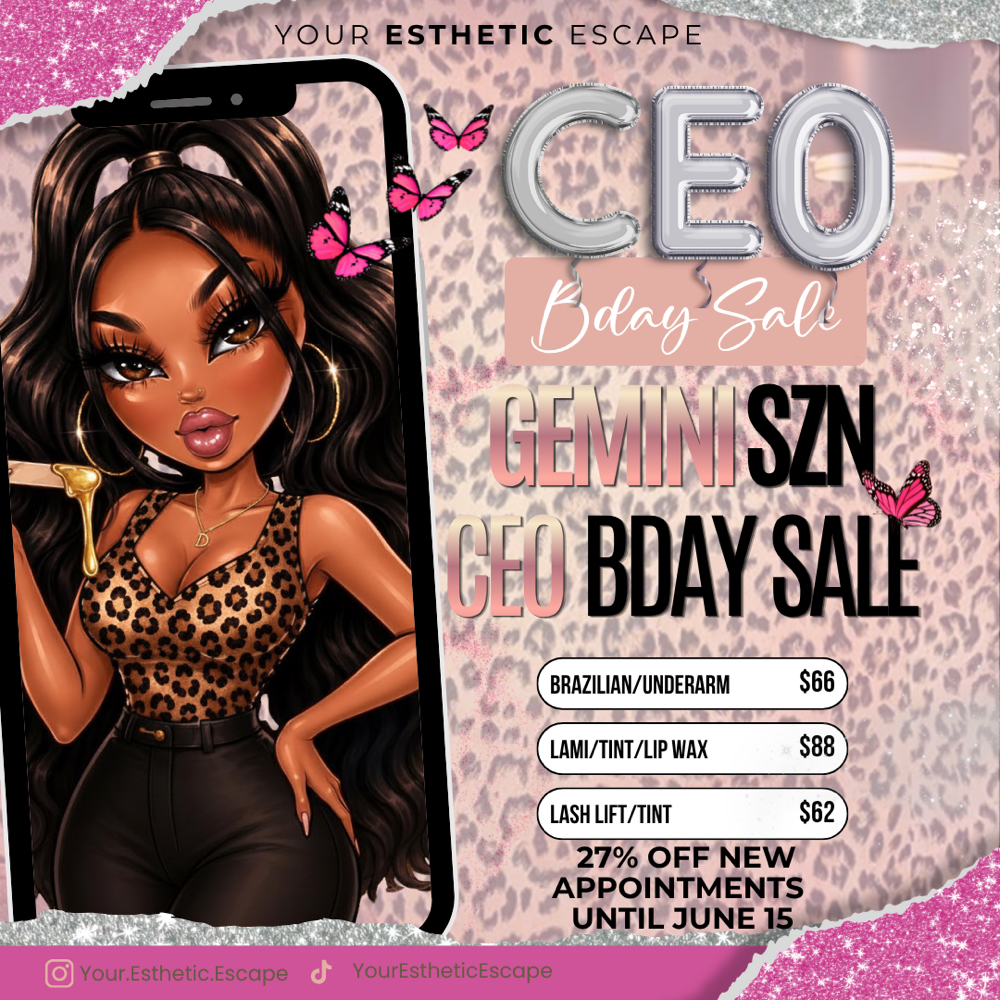 Gemini CEO Sale at Your Esthetic Escape LLC in Virginia Beach, VA