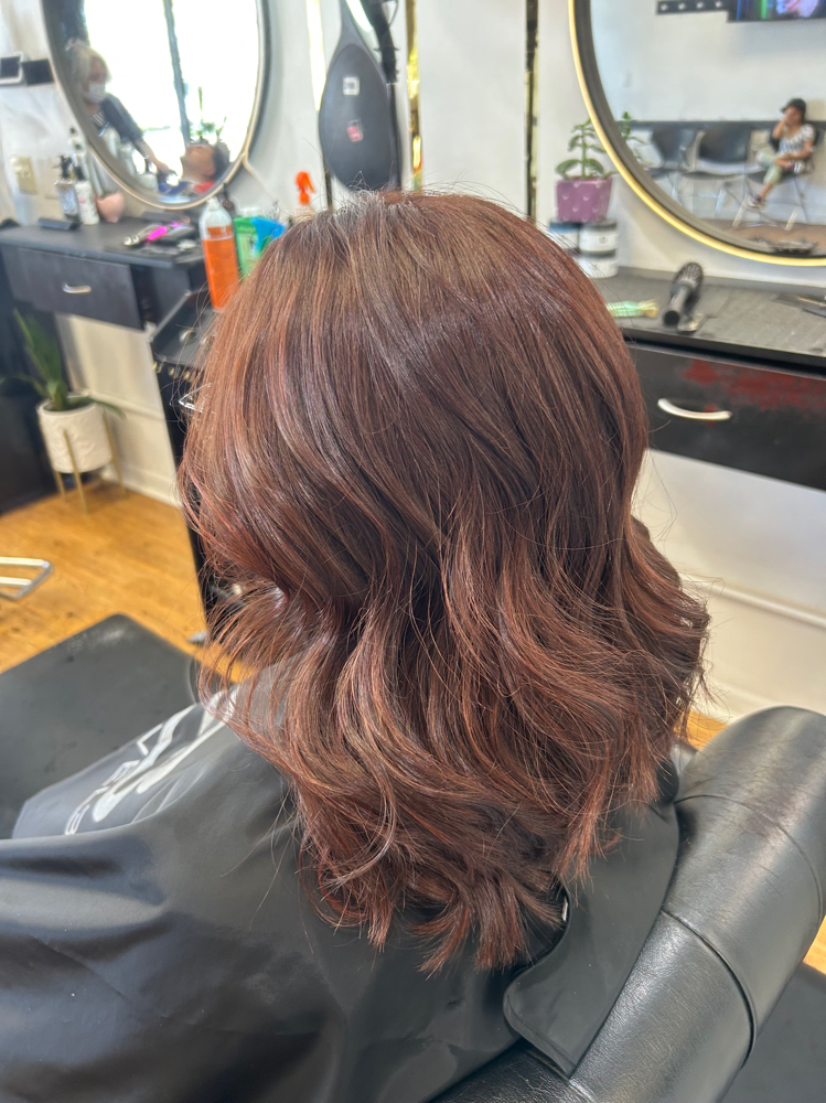 Root Touch-up at Lu Hair Salon and Barbershop in South Elgin, IL