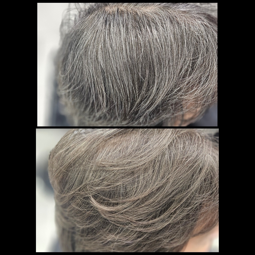 Men’s Grey Blending at Lyons Mane Salon in Livingston, MT
